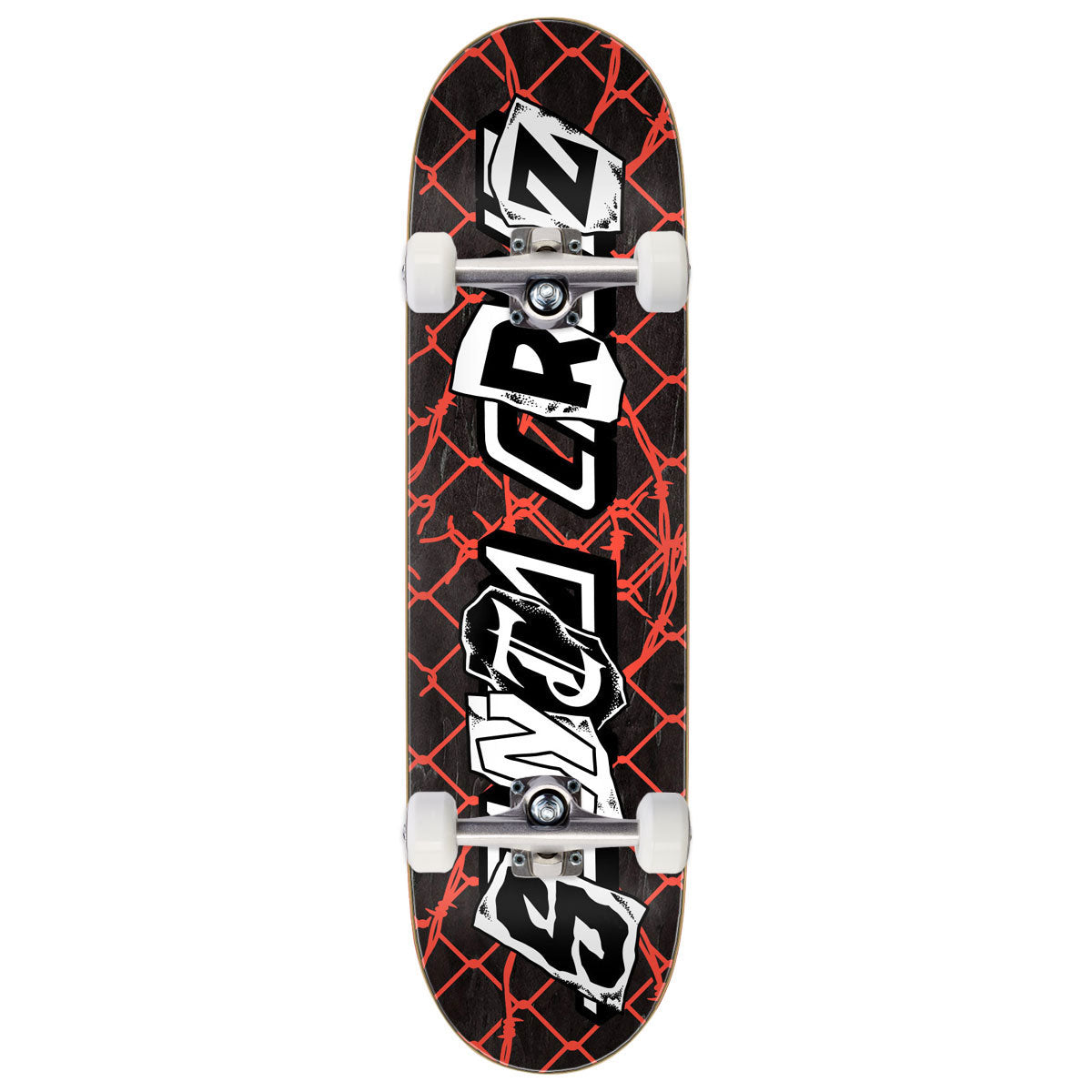 Santa Cruz Pay Off Strip 7 Ply Birch Skateboard Complete - 8.50