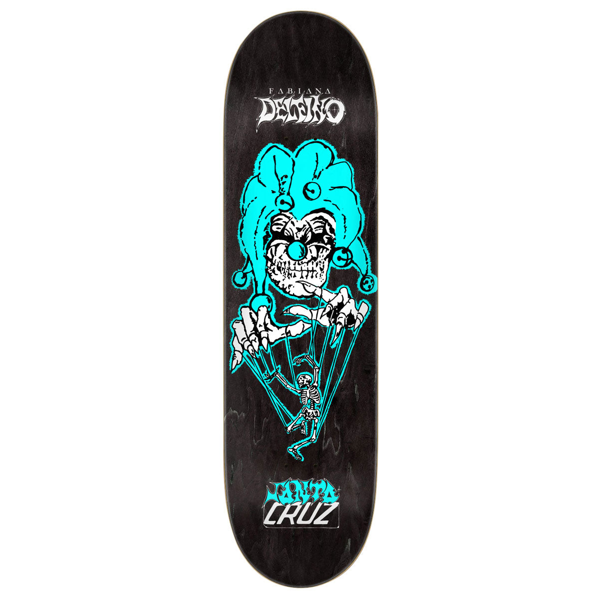 Santa Cruz Delfino Puppet Master Feelbase Pro Skateboard Deck - 8.25