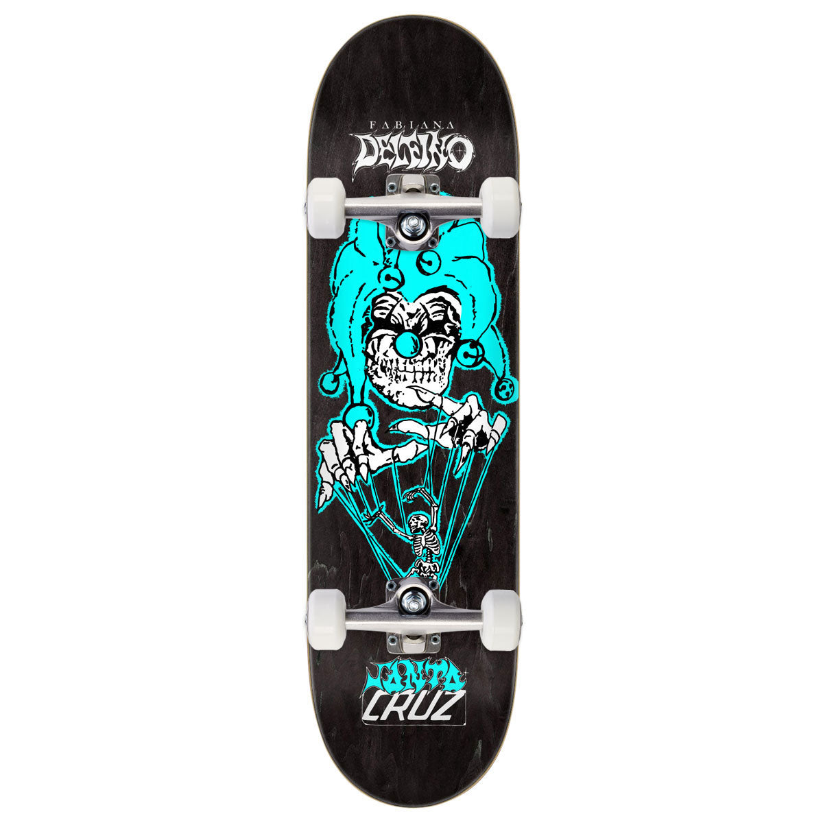 Santa Cruz Delfino Puppet Master Feelbase Pro Skateboard Complete - 8.25