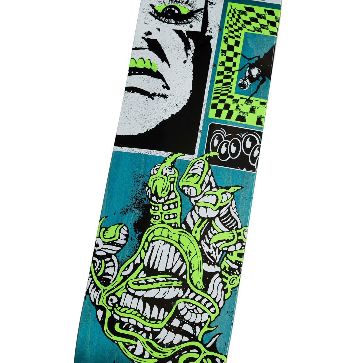 Santa Cruz Scourge Hand FeelBase Skateboard Deck - 8.00