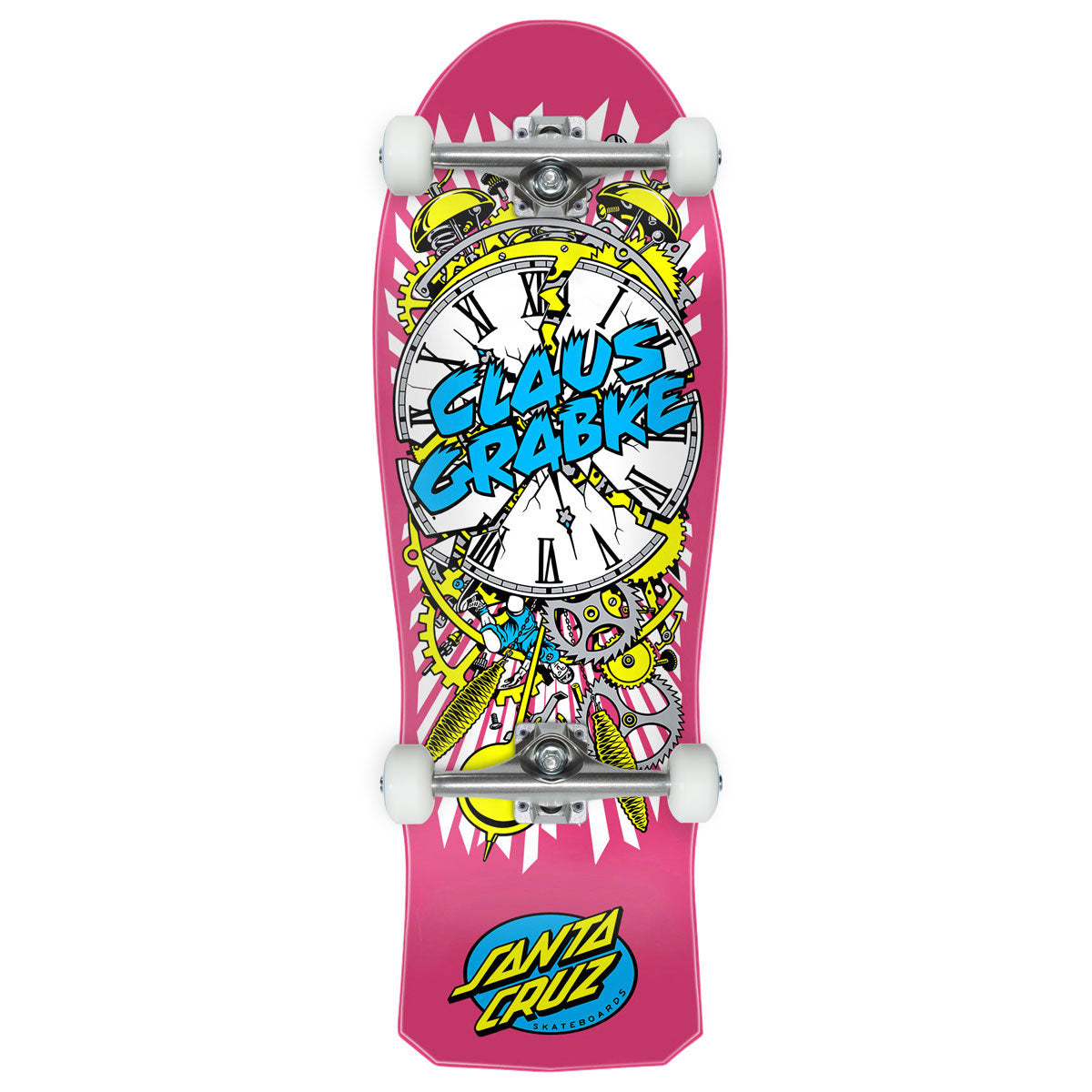 Santa Cruz Grabke Exploding Clock 2026 Reissue Skateboard Complete - 10.04