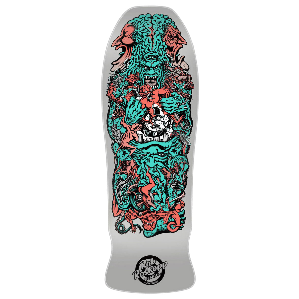 Santa Cruz Roskopp Five Reissue Skateboard Deck - 10.22