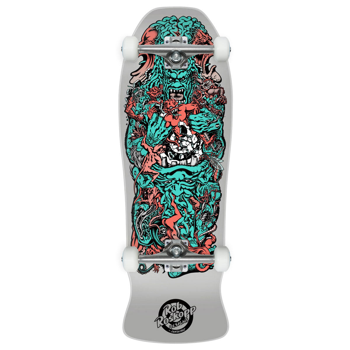 Santa Cruz Roskopp Five Reissue Skateboard Complete - 10.22