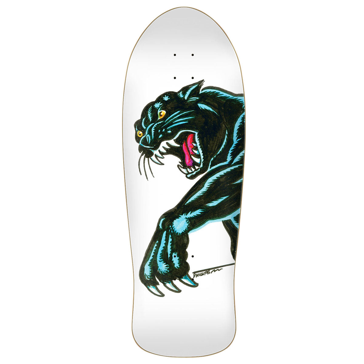 Santa Cruz Natas Sketch Panther Reissue Skateboard Deck - 10.54