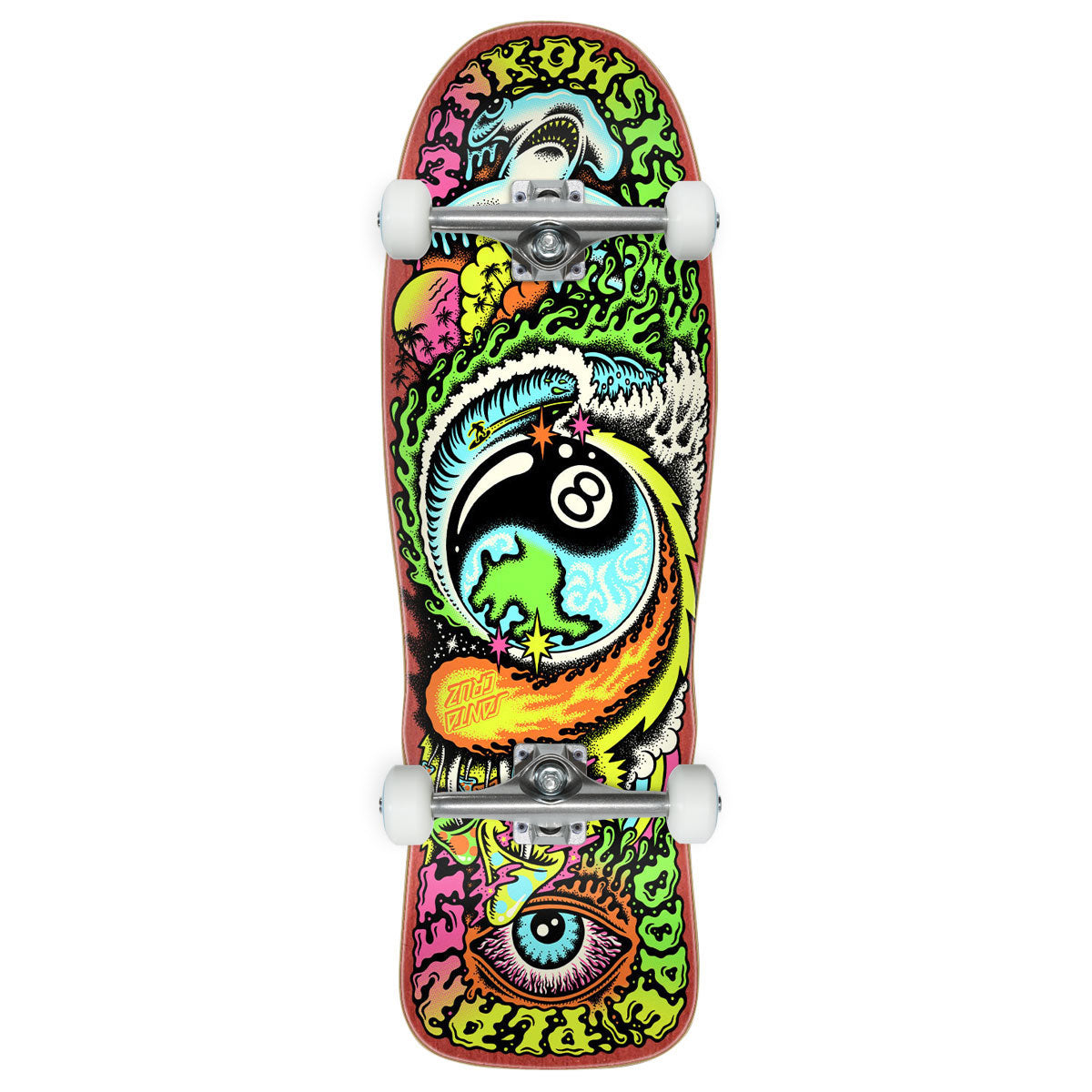 Santa Cruz Winkowski Dope Planet Micro Freaks Skateboard Complete - 8.75