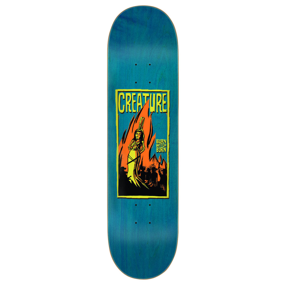 Creature Burn Witch Burn 7 Ply Birch Skateboard Deck - 8.25