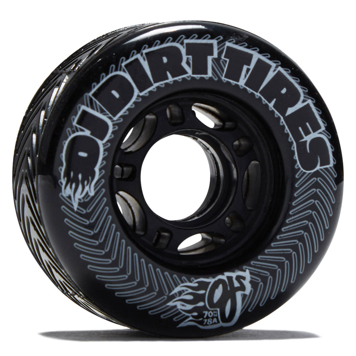 OJ Vandals Dirt Tires Thunder Juice 78a Skateboard Wheels - Black - 70mm image 1