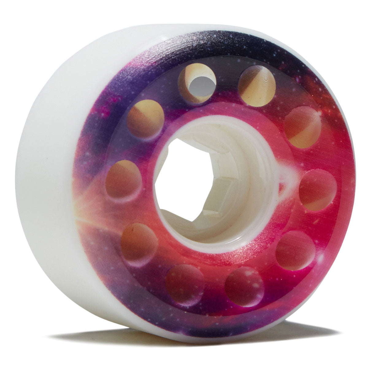 Slime Balls Worm Holes 97a Skateboard Wheels - White - 58mm image 1