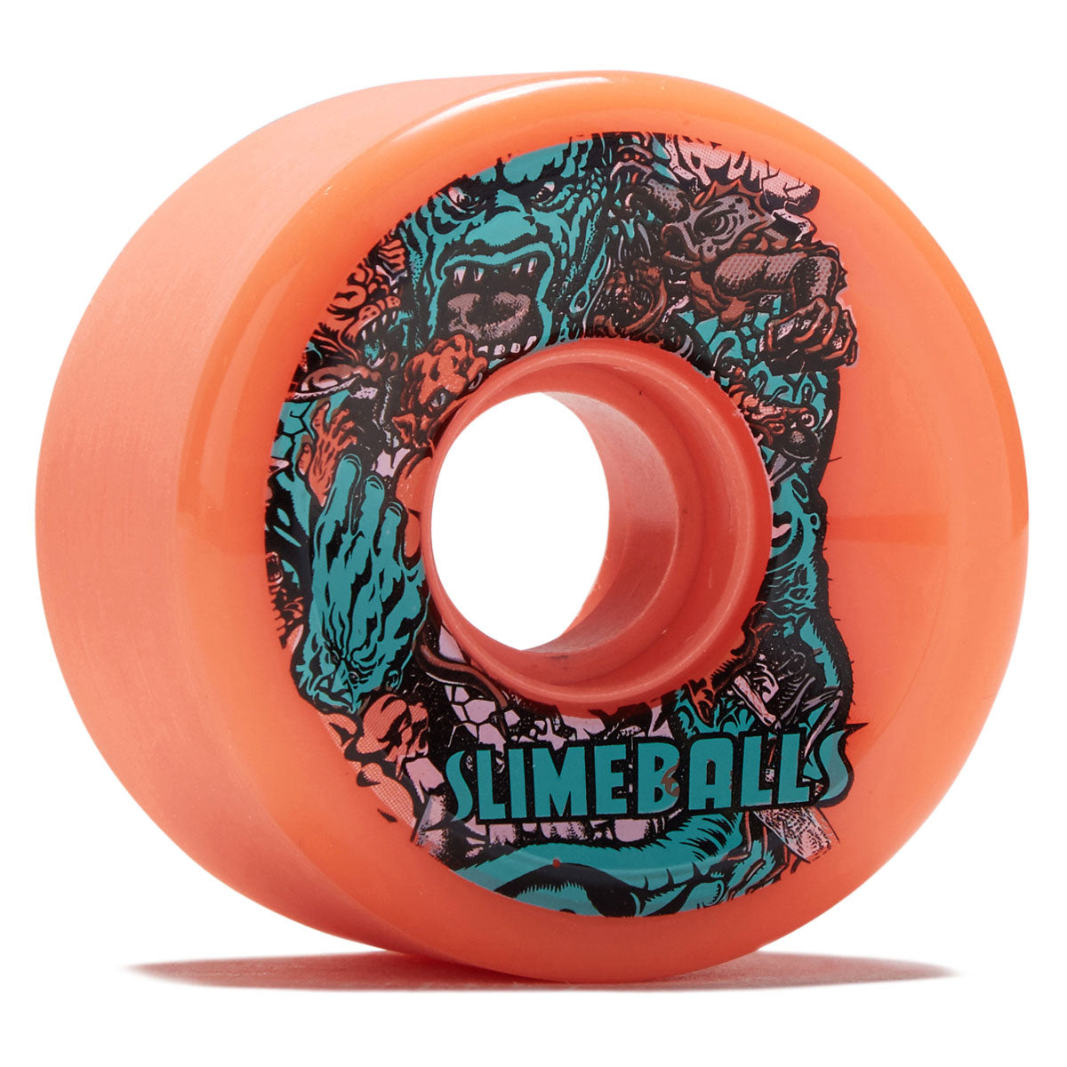 Slime Balls Rob Roskopp Five Reissue OG Slime 78a Skateboard Wheels - Pink - 60mm image 1