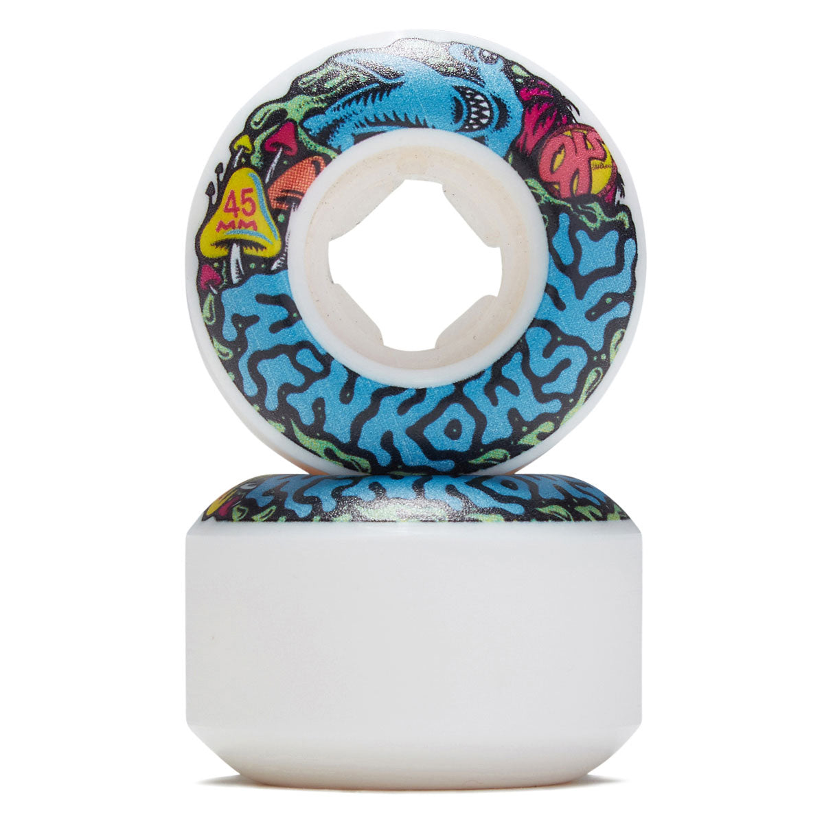 OJ Eric Winkowski Elite Mini Chubbies 99a Skateboard Wheels - White - 45mm image 2
