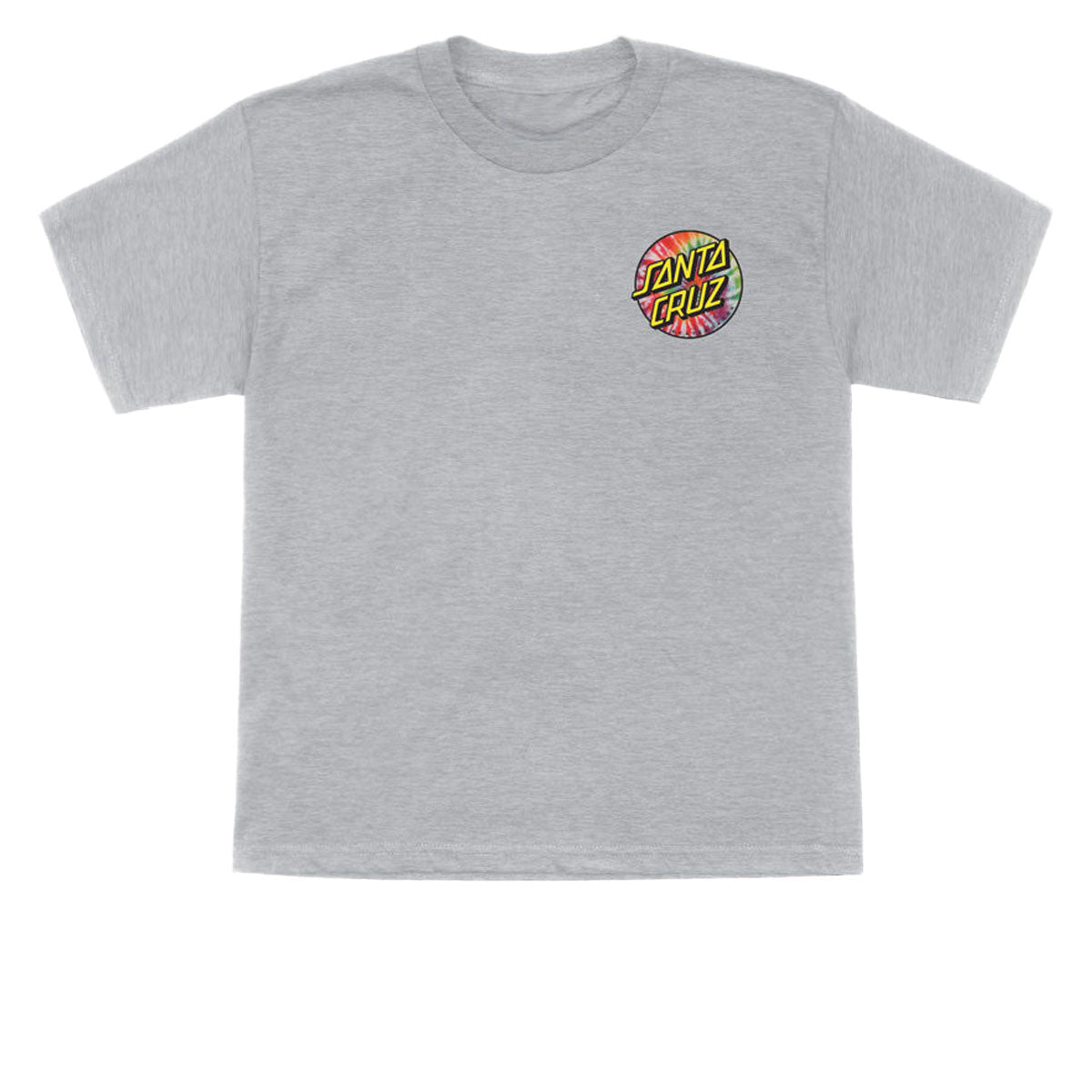 Santa Cruz Youth Tie Dye Dot T-Shirt - Sport Grey image 2