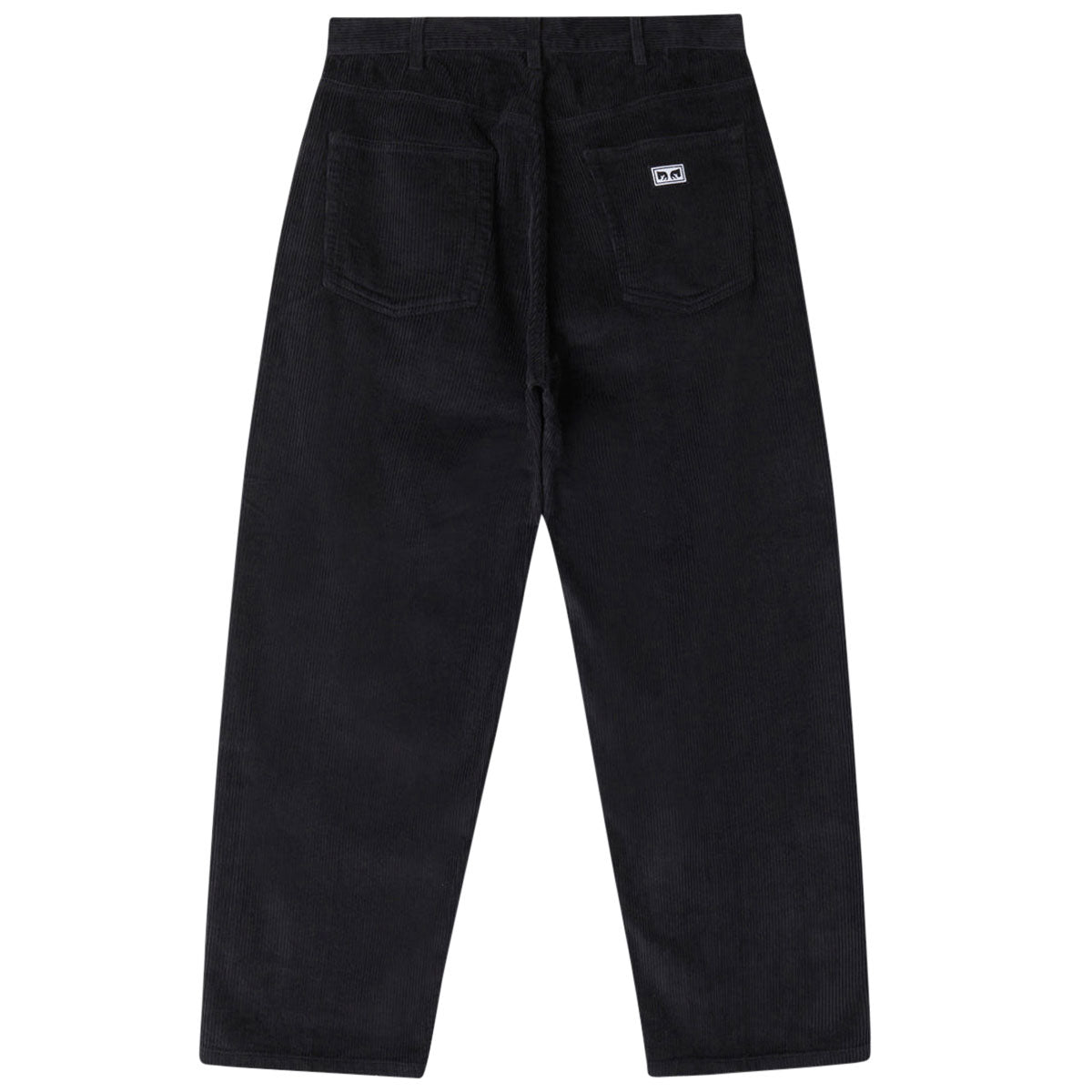 Obey Bigwig Baggy Corduroy Pants - Digital Black image 2