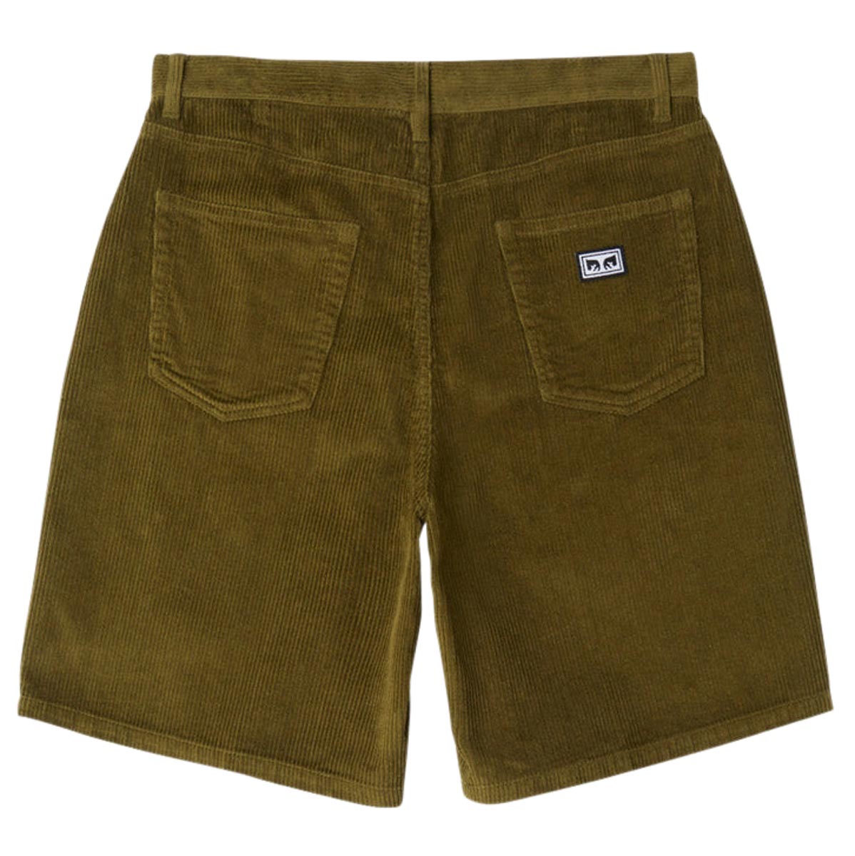 Obey Bigwig Baggy Corduroy Shorts - Moss Green image 2