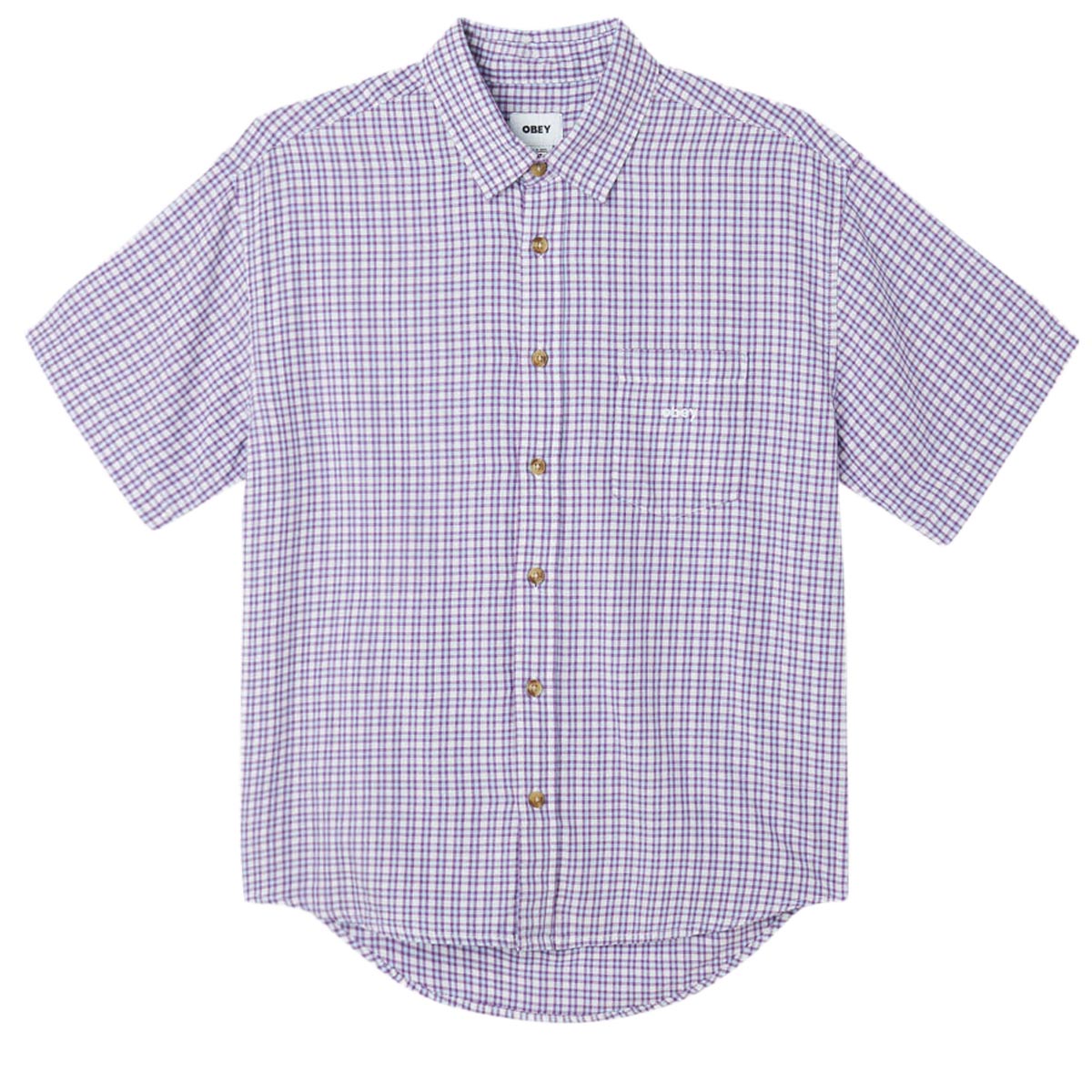 Obey Bigwig Gallo Woven Shirt - Dewberry Multi image 1