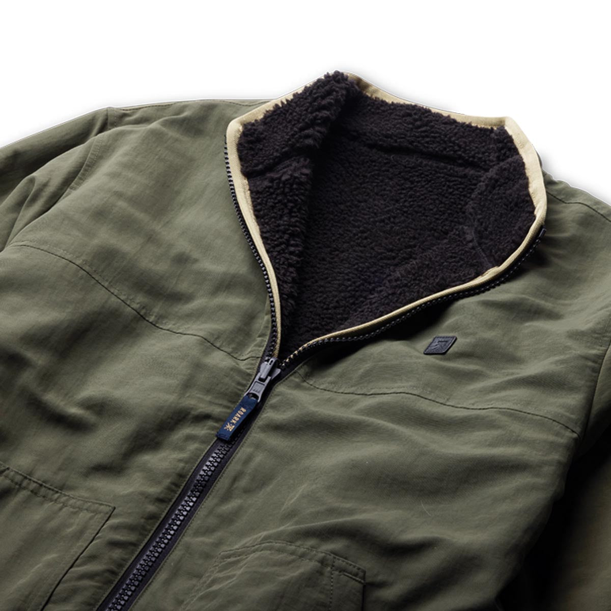 Roark Switchback Reversible Jacket - Black/Dark Military image 5