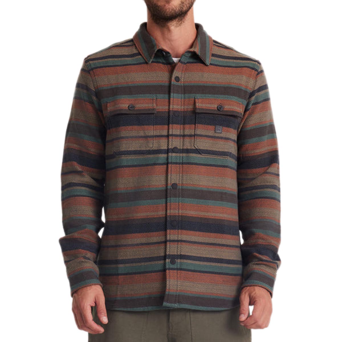 Roark Nordsman Cotton Flannel Shirt - Rust image 1