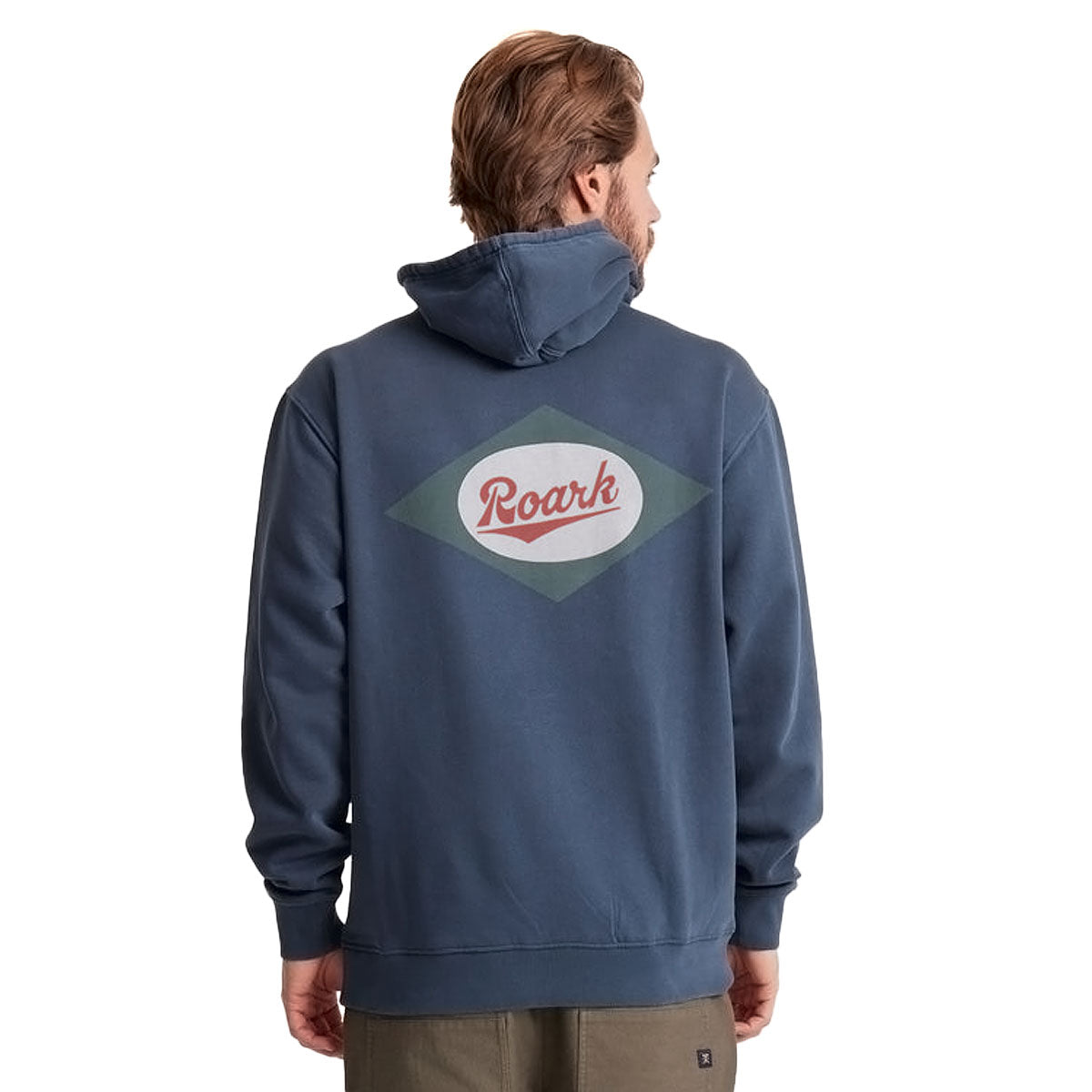 Roark Diamond Script Fleece Sweatshirt - Navy image 3