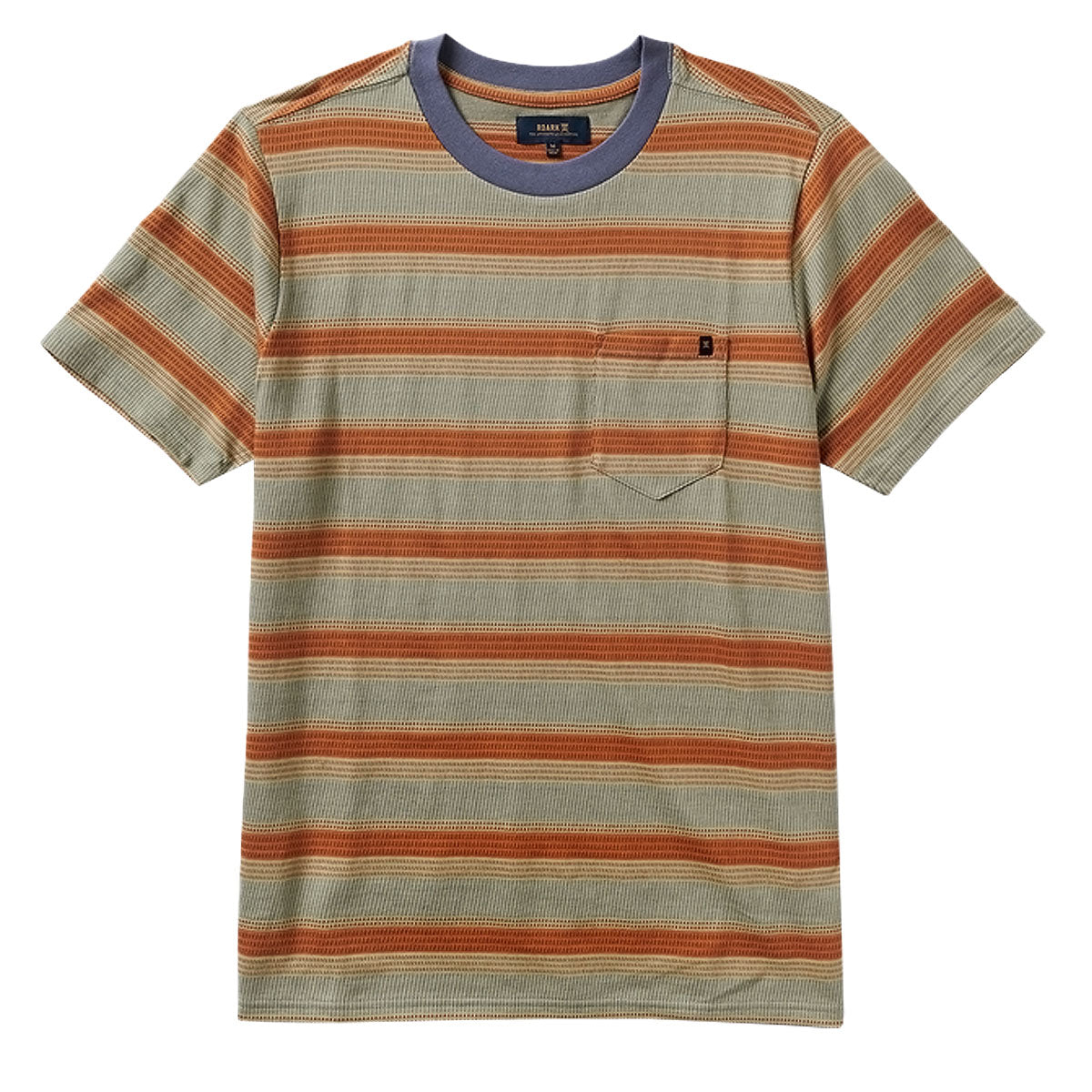 Roark Journey Jacquard Crew T-Shirt - Sage image 1