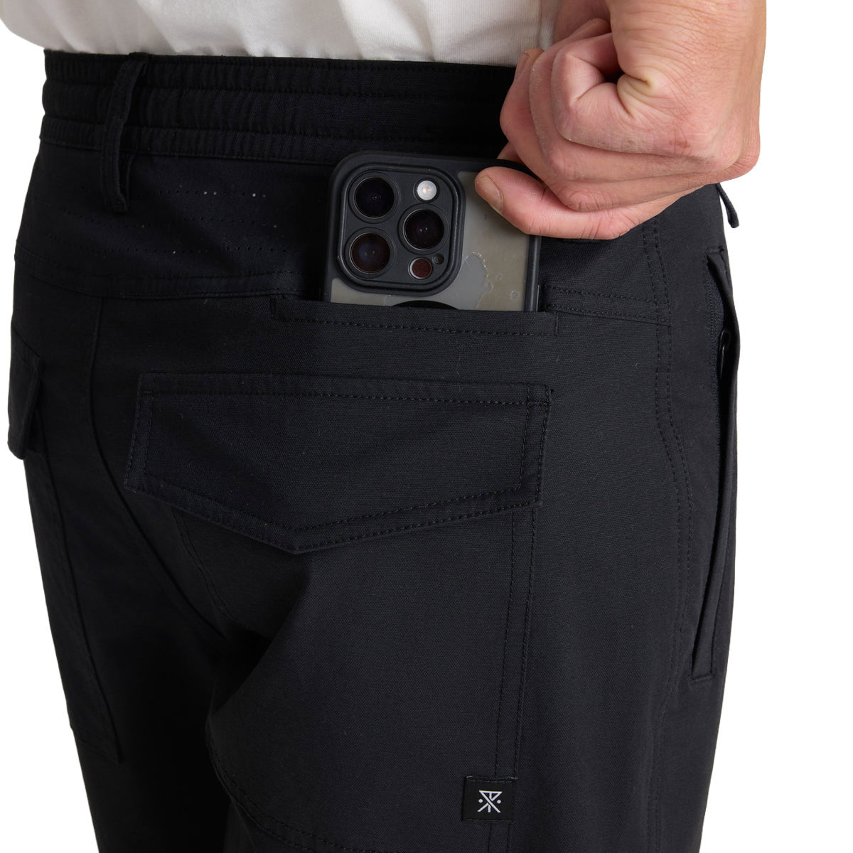 Roark Layover Pro Traveler Pants - Black image 4