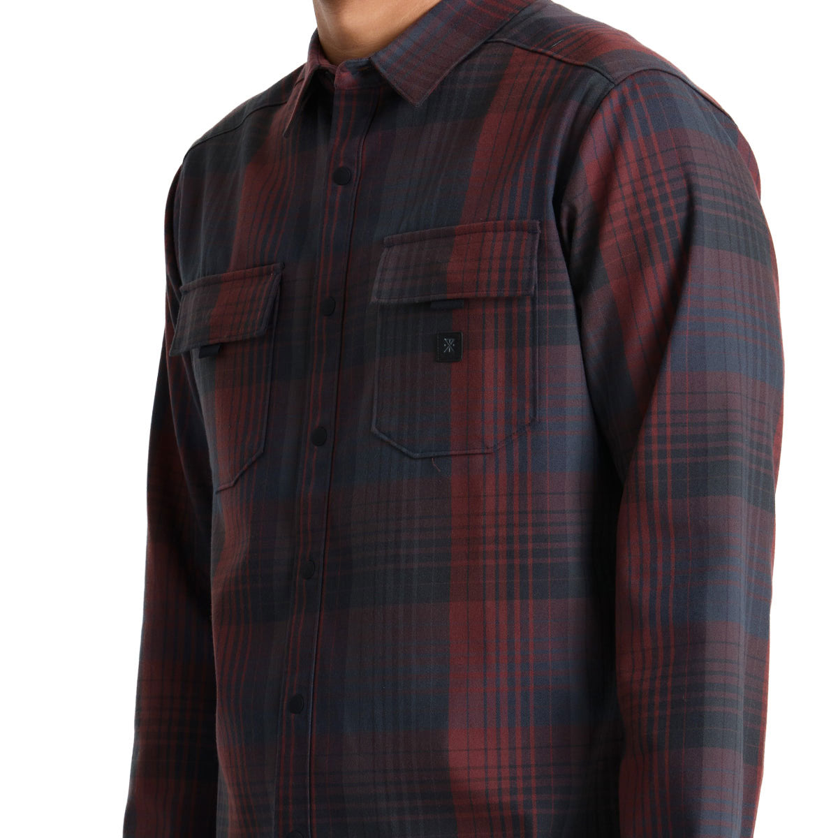 Roark Diablo Long Sleeve Shirt - Sangria image 3
