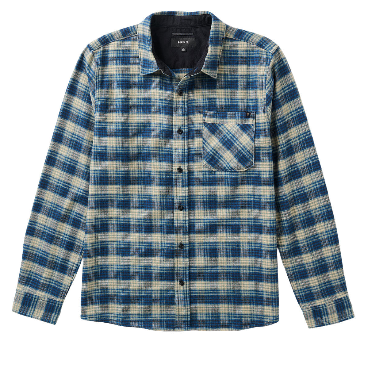 Roark Crossroads Flannel Shirt - Deep Blue image 5