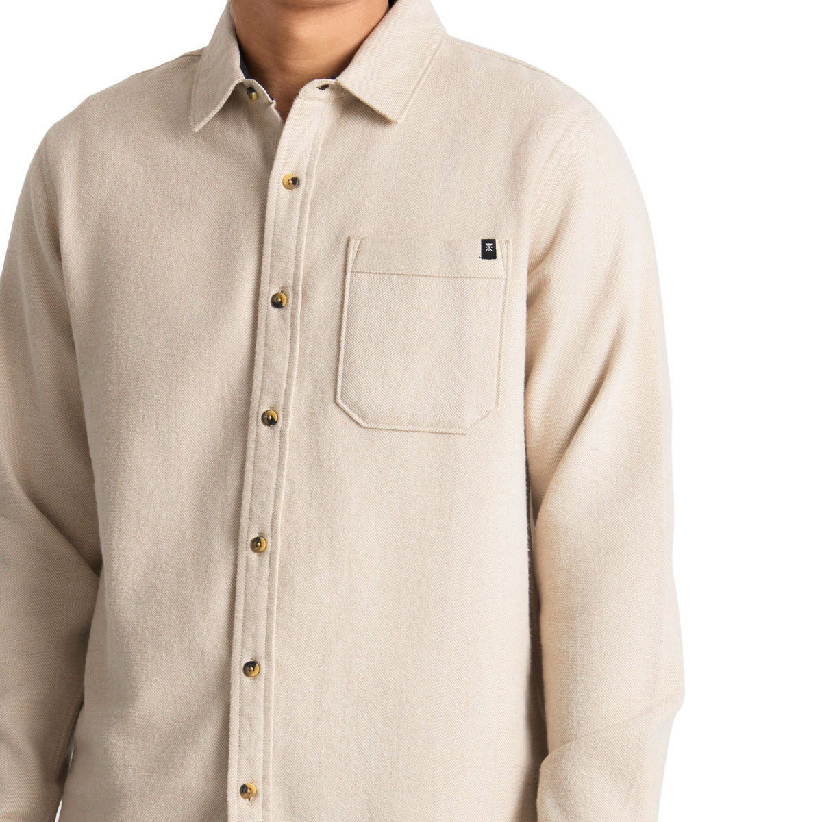 Roark Crossroads Flannel Shirt - Fossil image 3