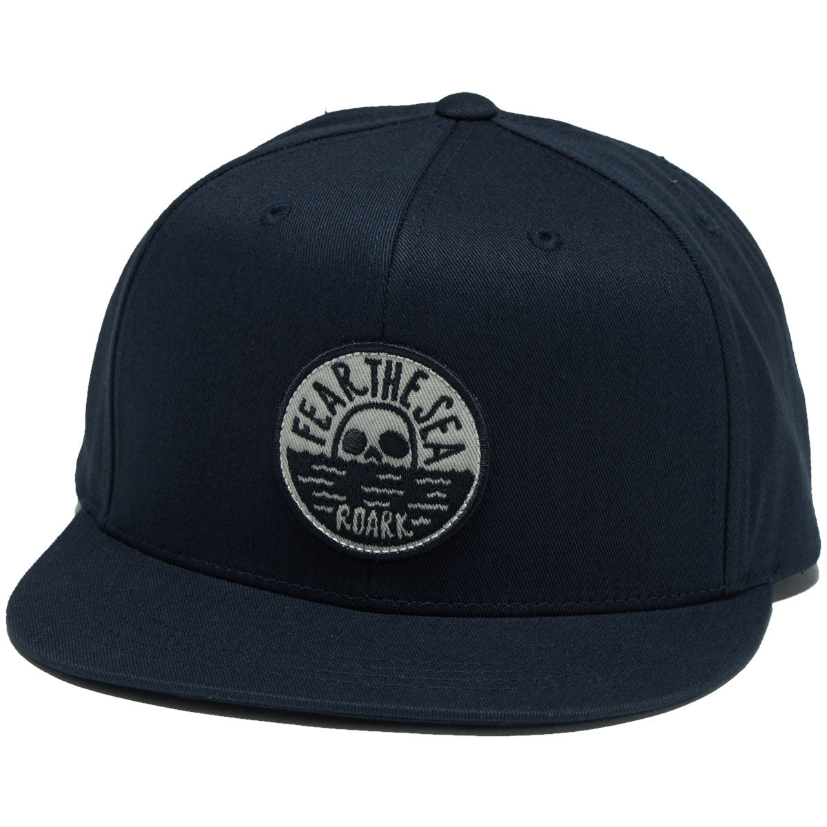 Roark Fear The Sea Snapback Hat - Navy image 1