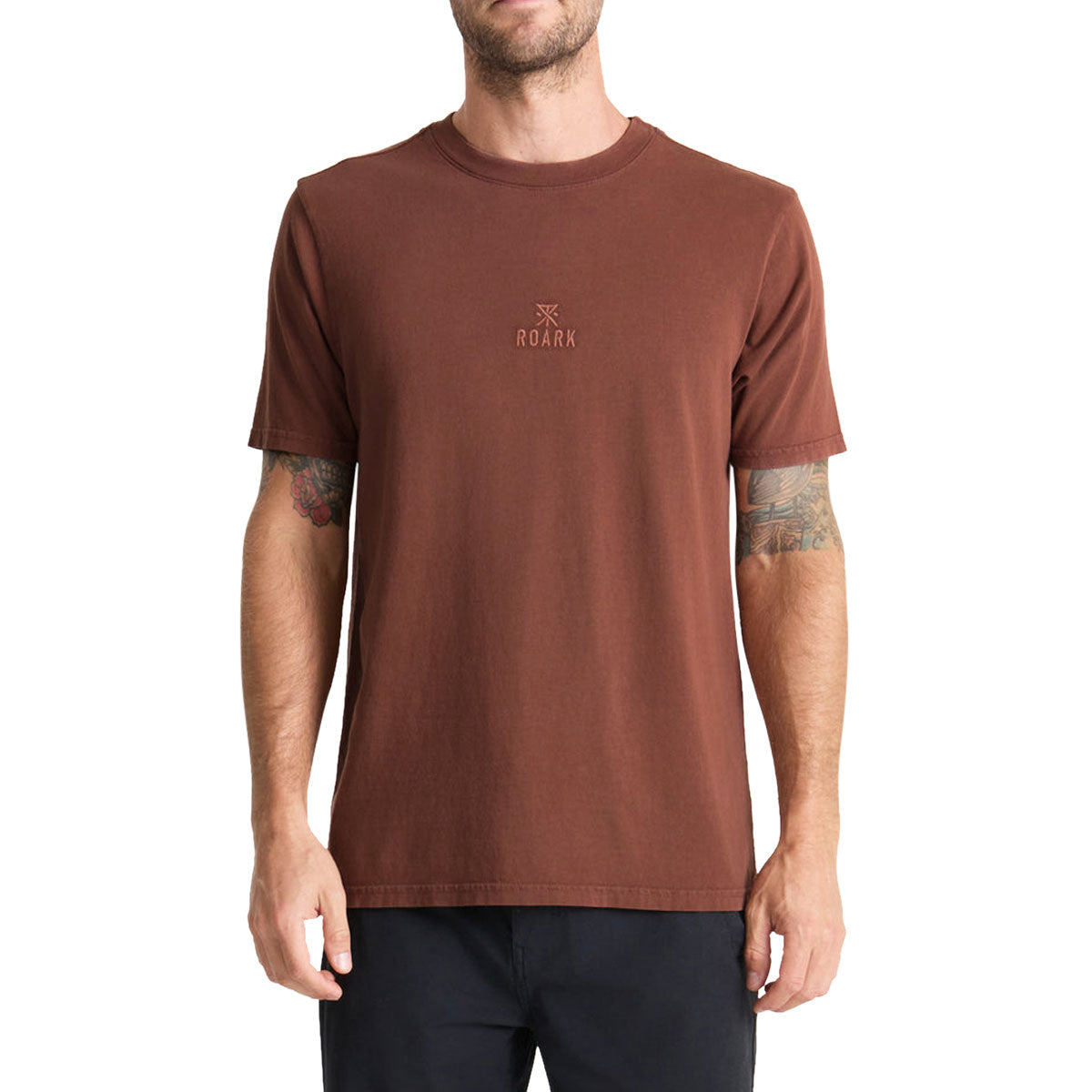 Roark Safecamp Embroidery T-Shirt - Red Clay image 2
