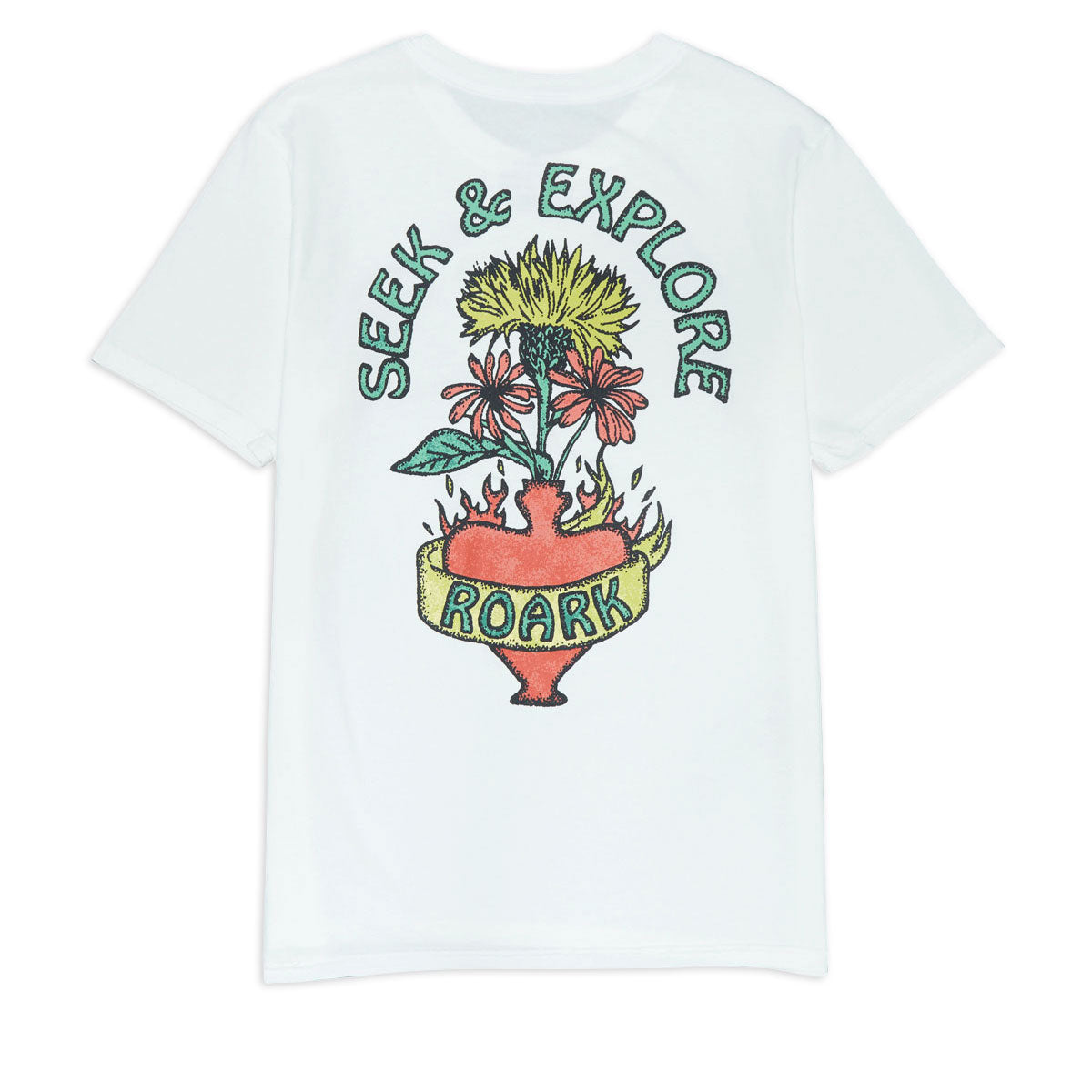 Roark Floral Bouquet T-Shirt - Off White image 1