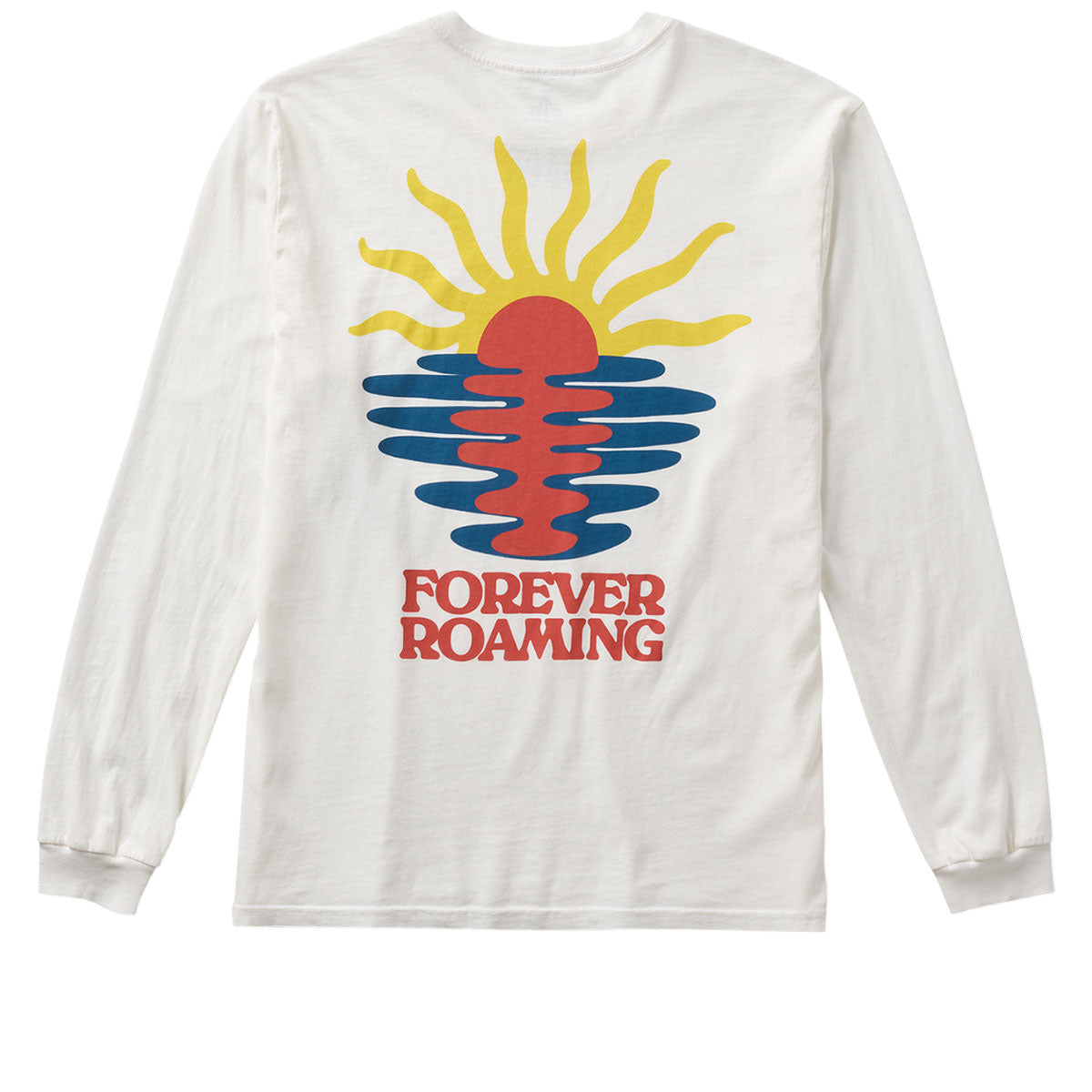 Roark Roaming Sunset Long Sleeve T-Shirt - Off White image 1