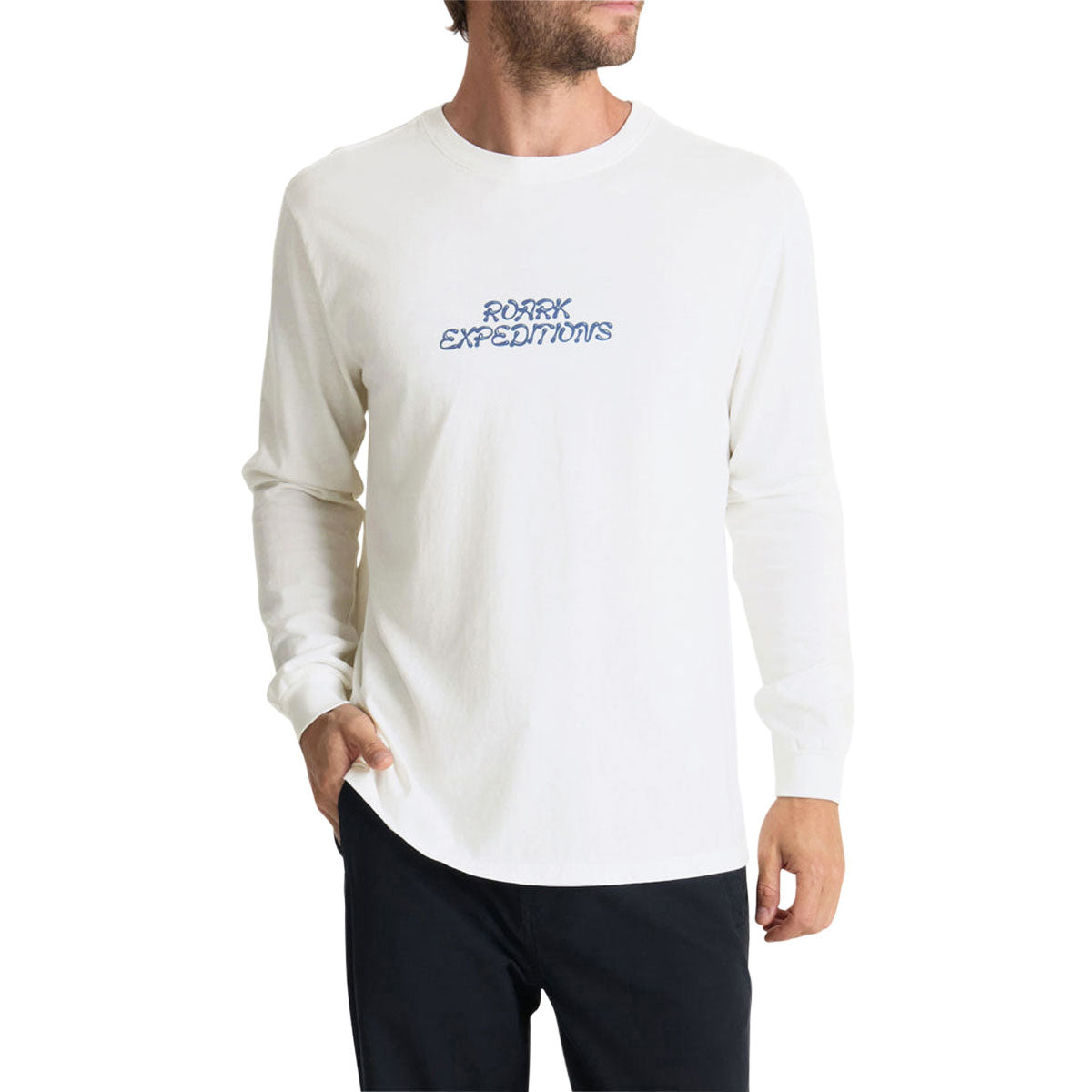 Roark Roaming Sunset Long Sleeve T-Shirt - Off White image 3
