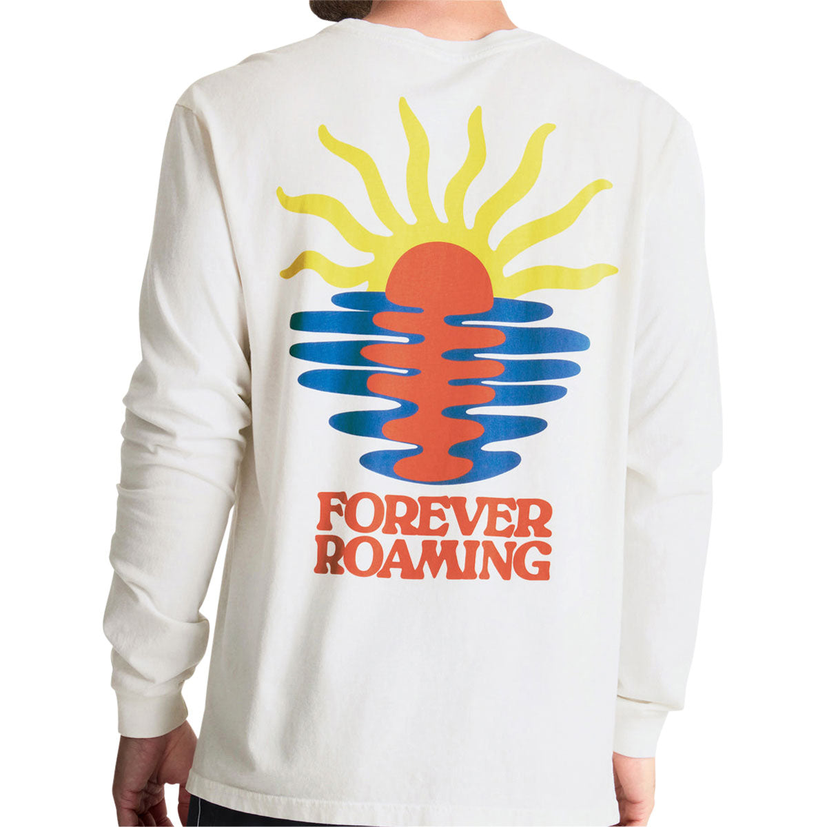 Roark Roaming Sunset Long Sleeve T-Shirt - Off White image 4