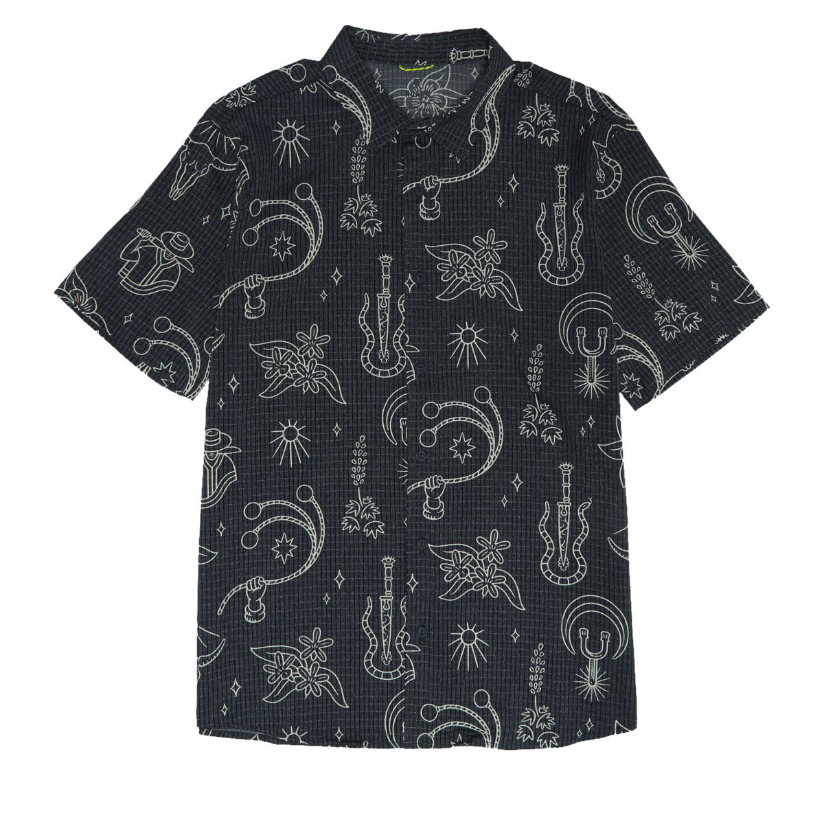 Roark Bless Up Shirt - Black Gaucho image 1