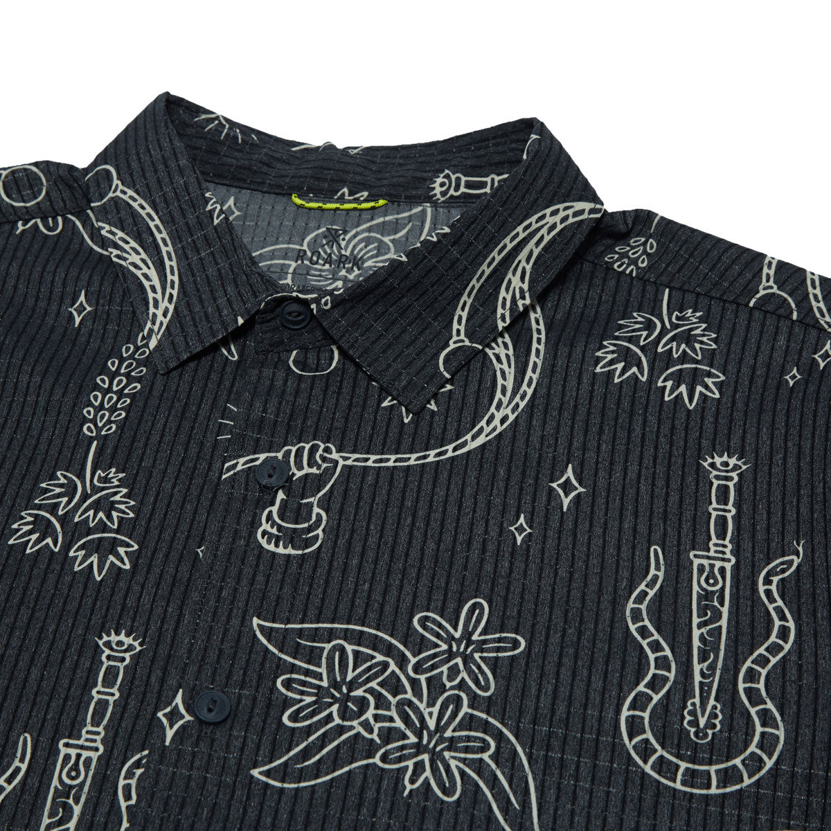 Roark Bless Up Shirt - Black Gaucho image 3