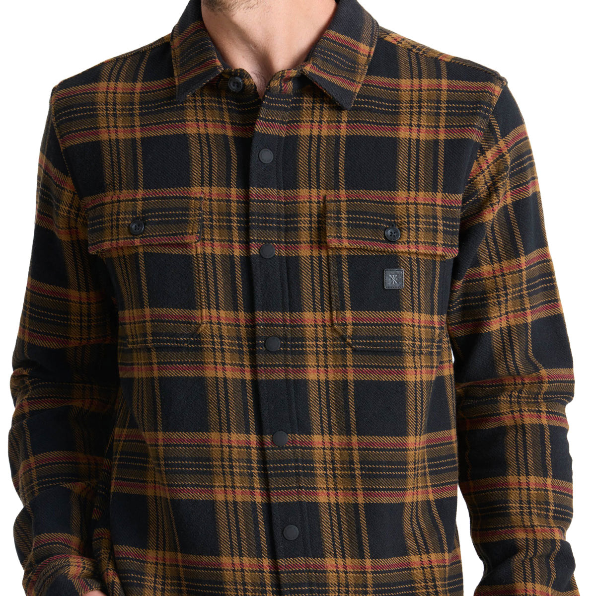 Roark Nordsman Cotton Long Sleeve Shirt - Black image 3