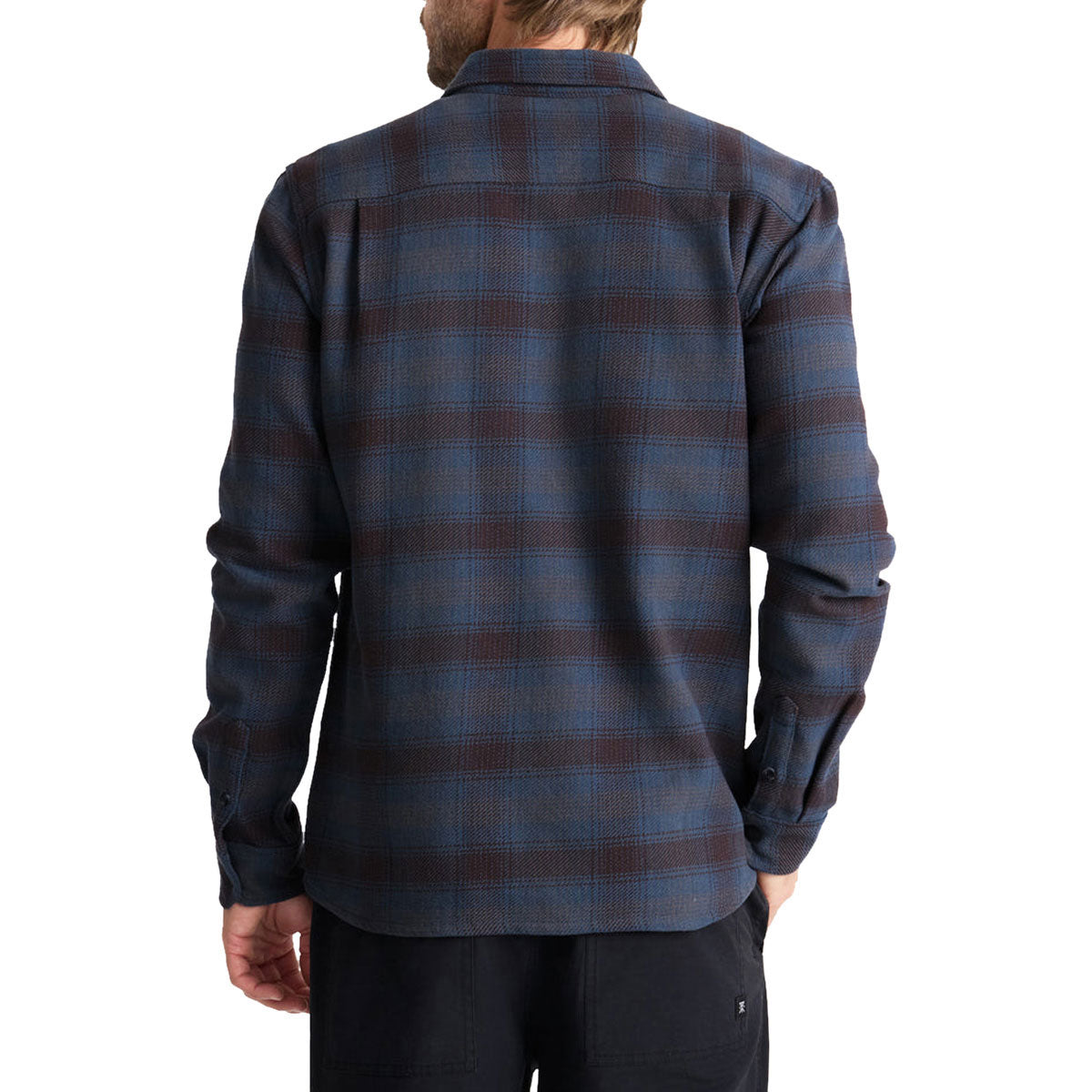 Roark Nordsman Cotton Long Sleeve Shirt - Dark Burgundy image 2