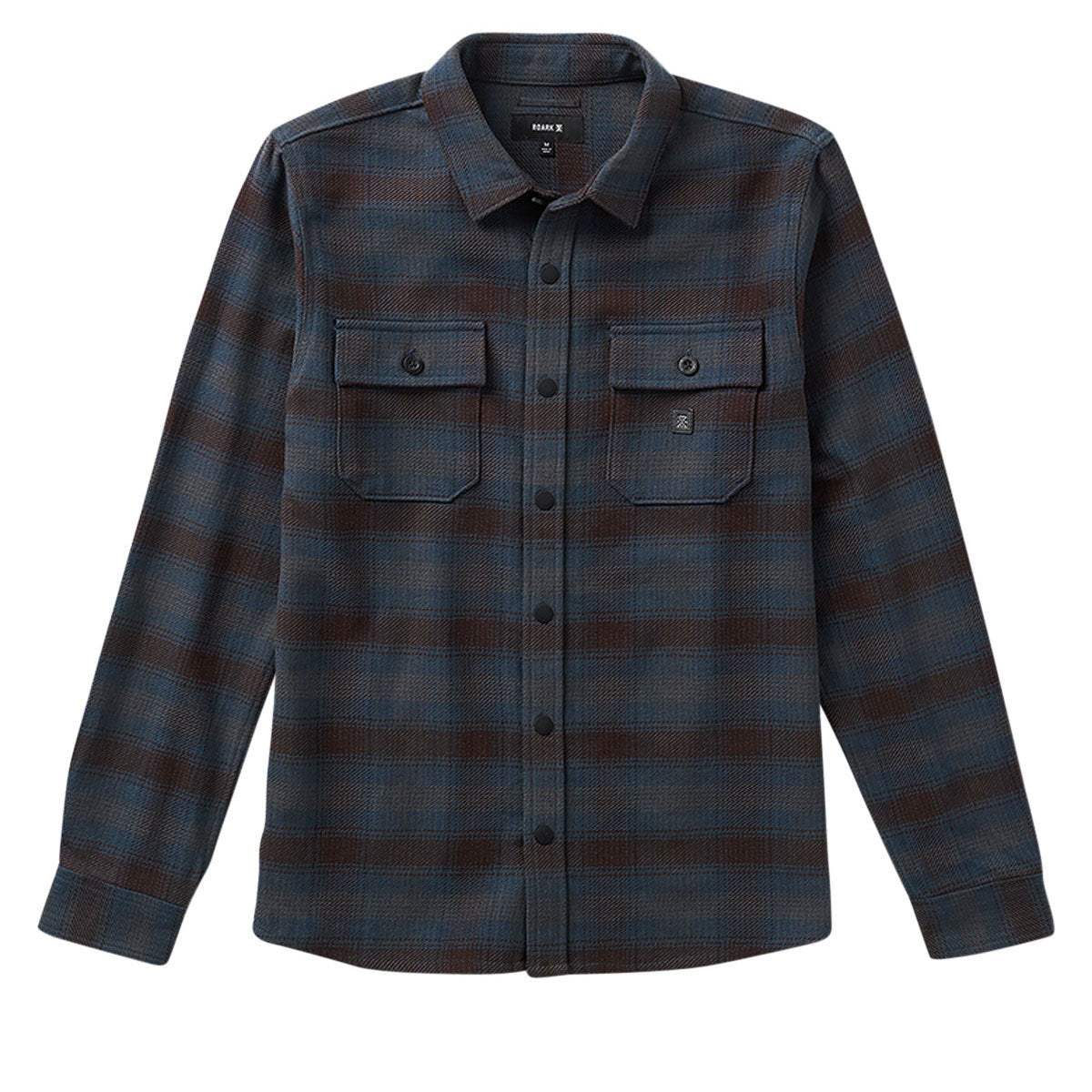 Roark Nordsman Cotton Long Sleeve Shirt - Dark Burgundy image 4