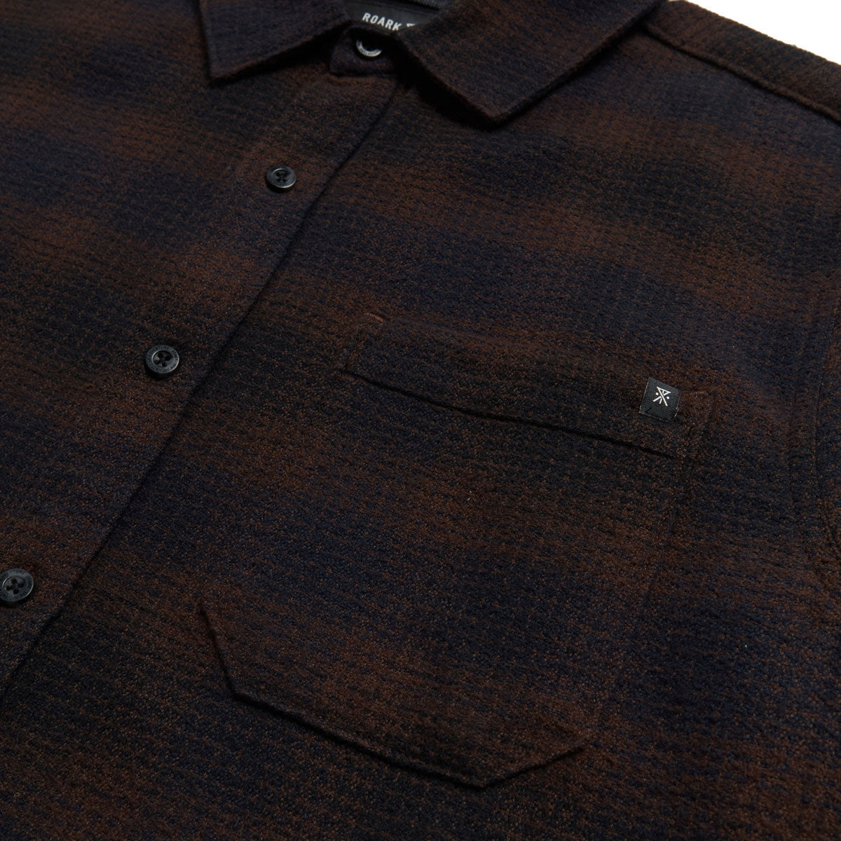 Roark Crossroads Flannel Shirt - Dark Brown image 3