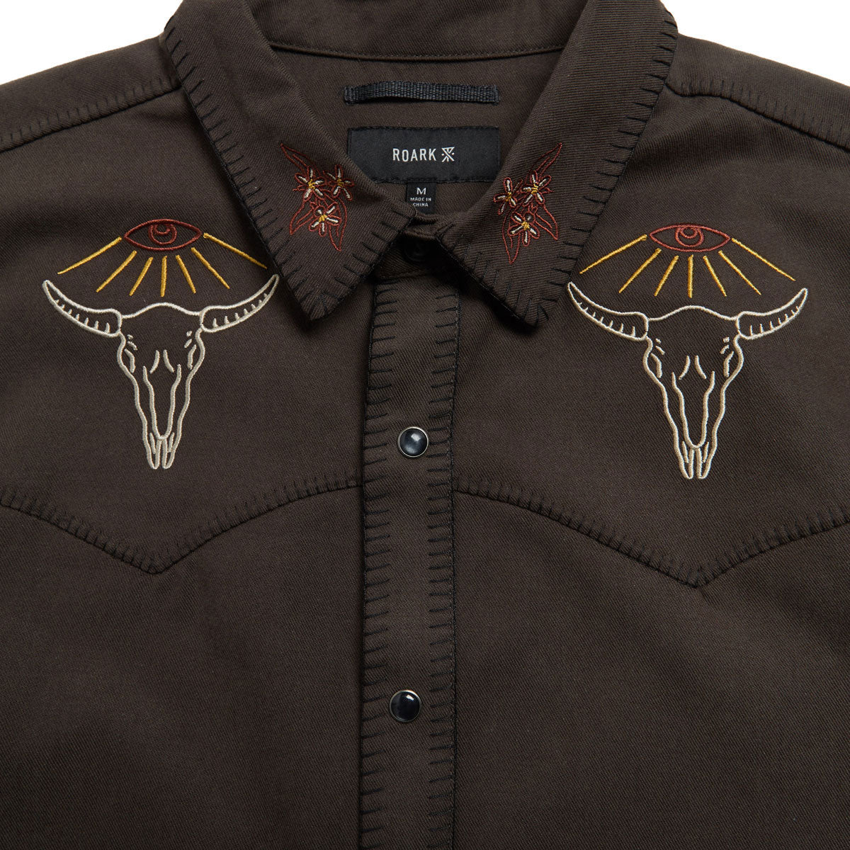 Roark Gaucho Range Long Sleeve Shirt - Dark Brown image 4