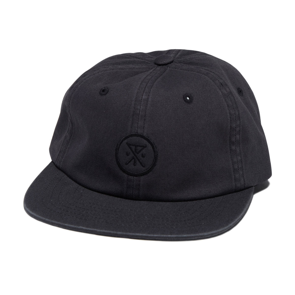 Roark Made To Fade 6 Panel Hat - Washed Charcoal image 1