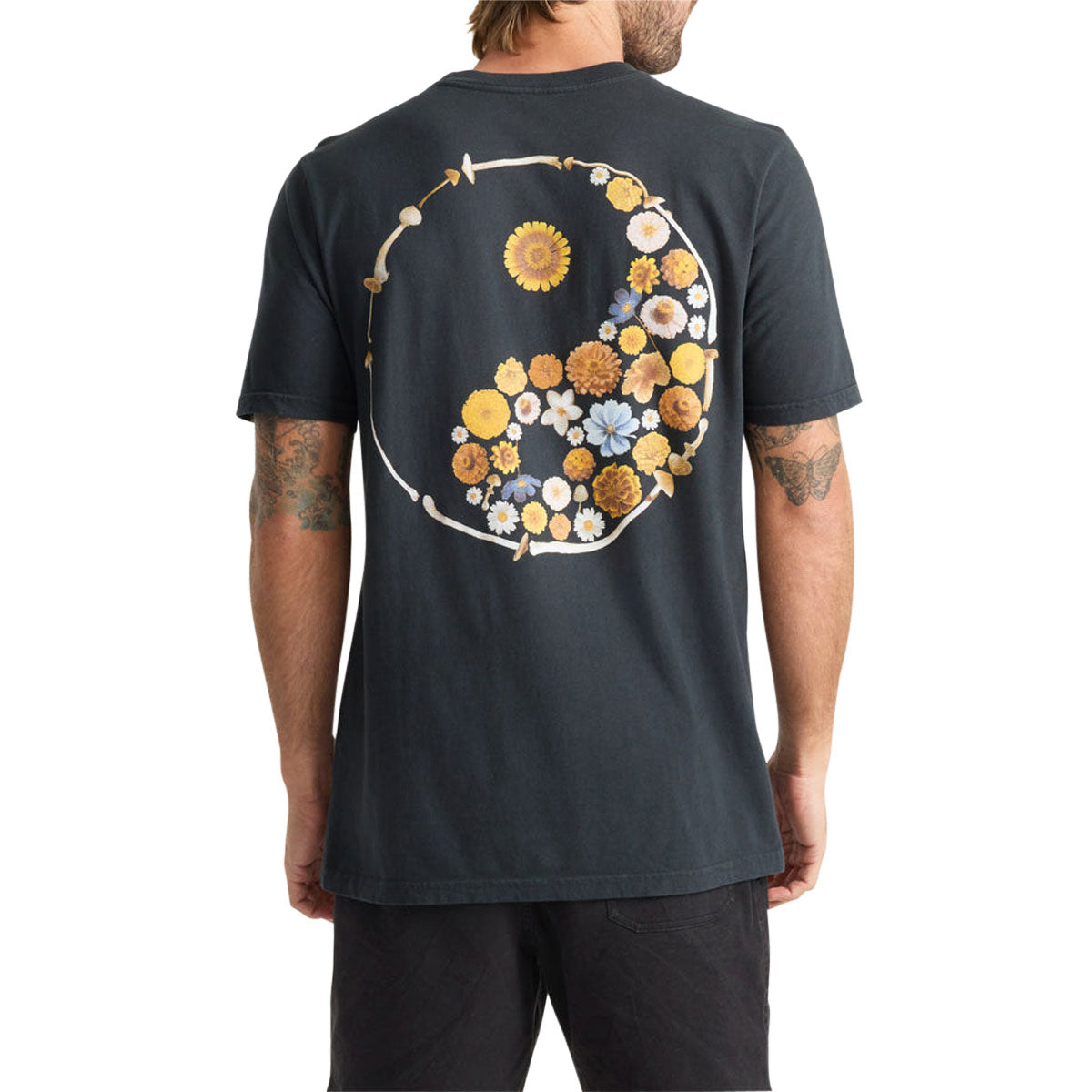 Roark Yin Yang Forage T-Shirt - Washed Black image 4