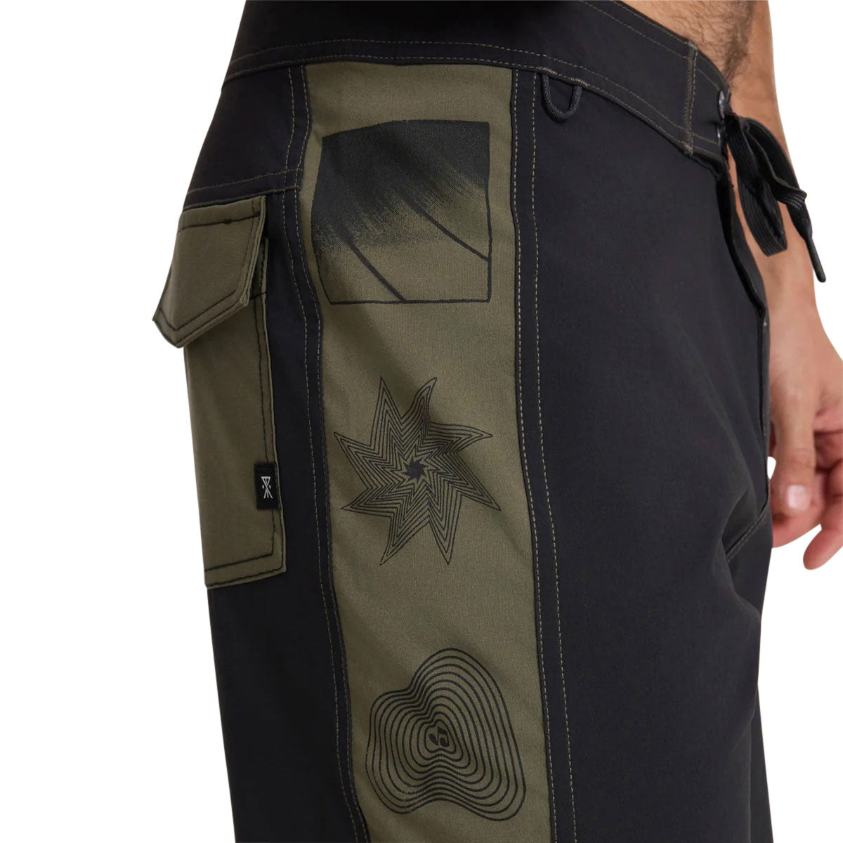 Roark Passage Panel Boardshorts - Black 2 image 4