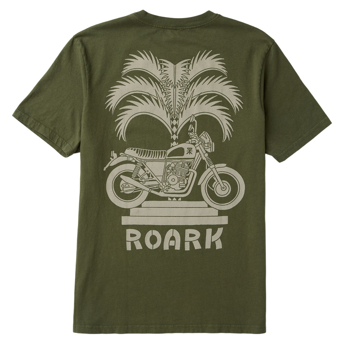 Roark Moto Palm T-Shirt - Military image 1