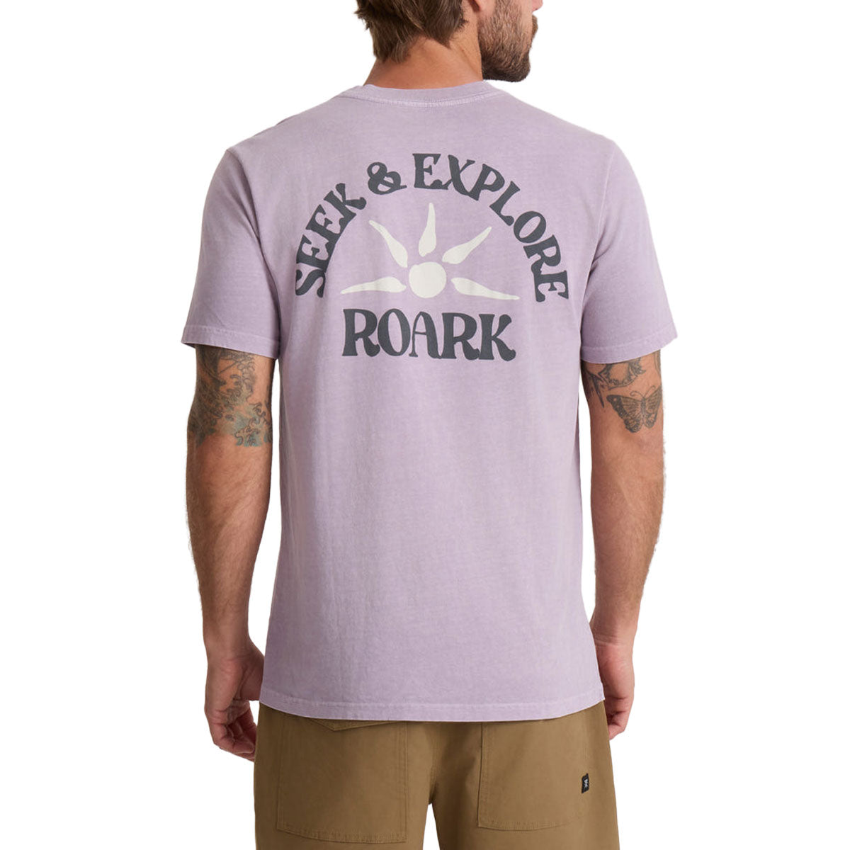 Roark Seek & Explore T-Shirt - Dusty Lilac image 4