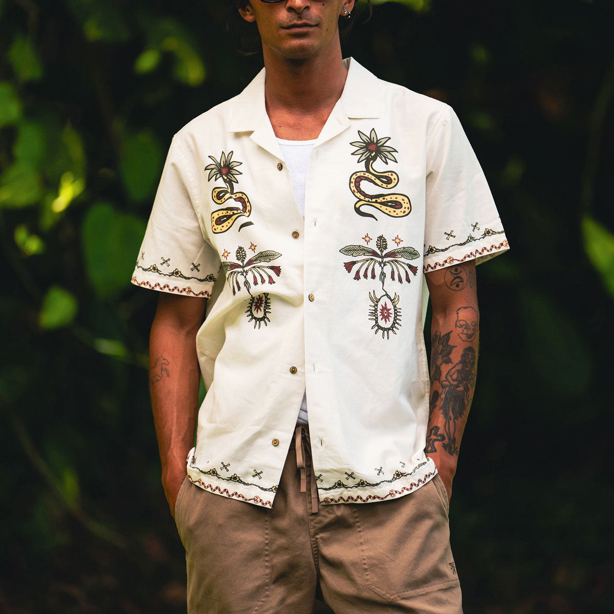 Roark Gonzo Woven Shirt - Unbleached image 3