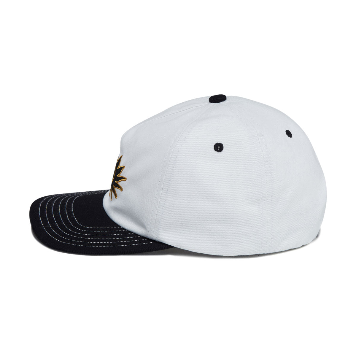 Roark Journey Snapback Hat - White/Black image 3
