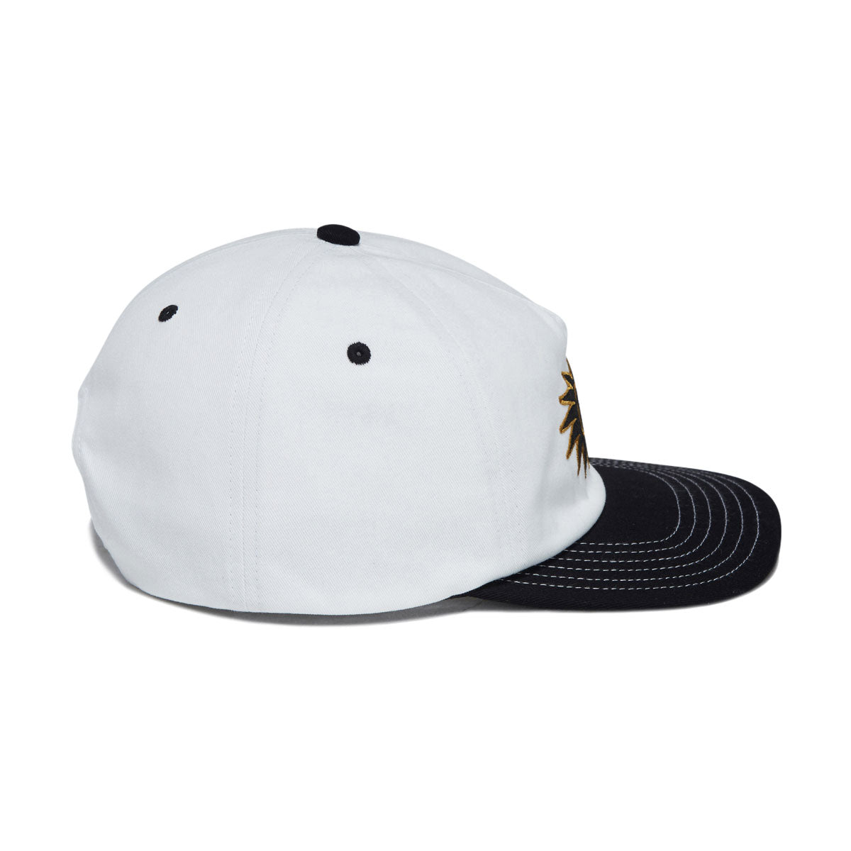 Roark Journey Snapback Hat - White/Black image 4