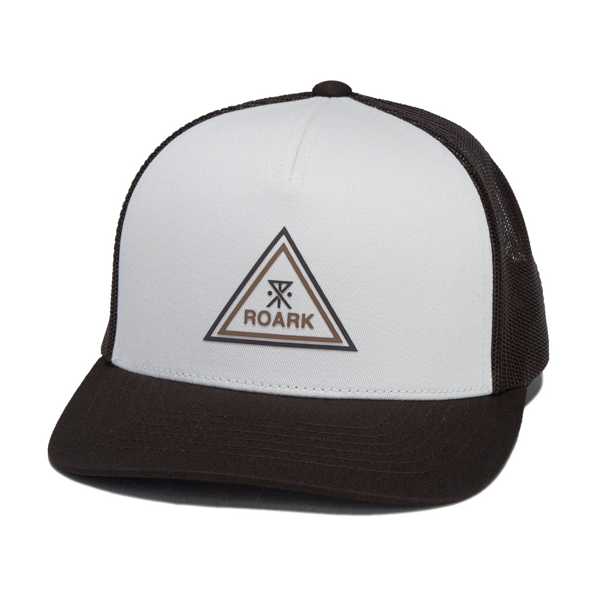 Roark Station Trucker Tricamp Hat - Dark Brown image 1