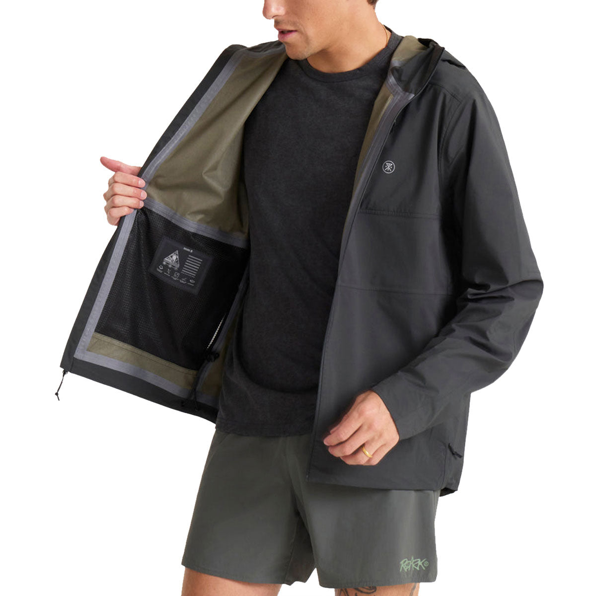 Roark Shield Rain Jacket - Onyx image 2