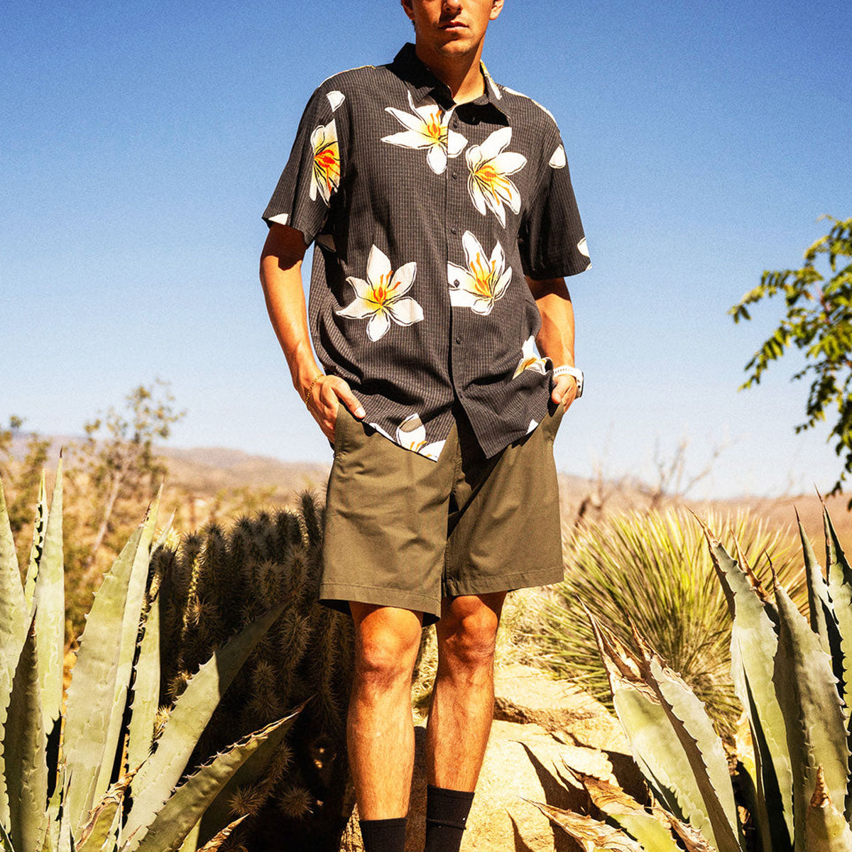 Roark Bless Up Shirt - Black Crocus image 5